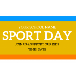 School Sports Day Banner 