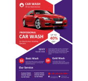 Car Washing Flyer Template
