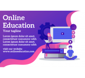 Online Educational Banner 