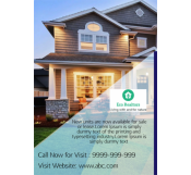 Elegant Real Estate Services Flyer