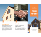 House For Sale Real Estate Brochure 